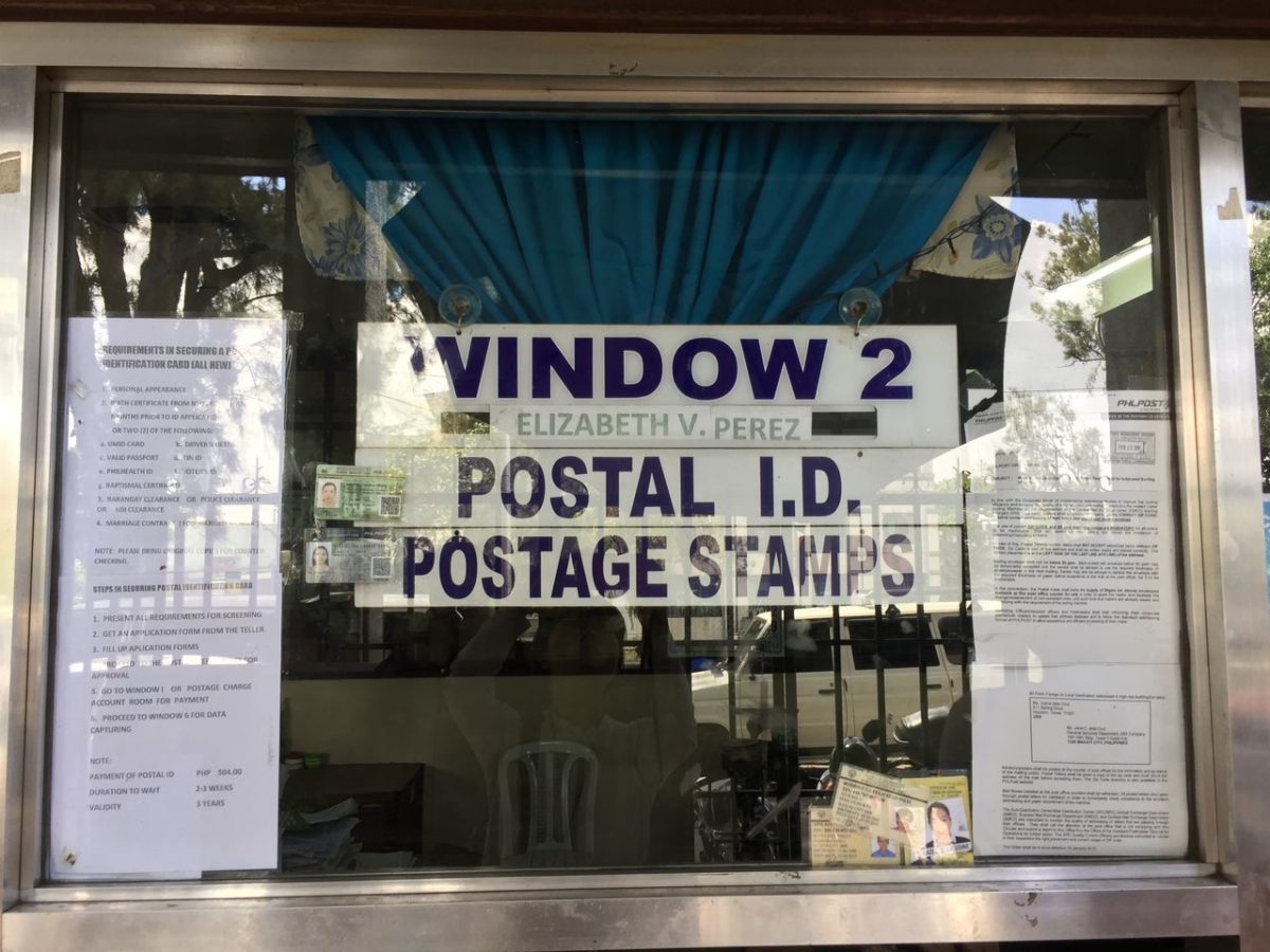 バギオ郵便局 窓口